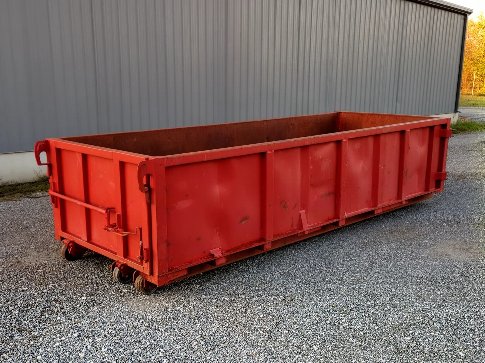 Roll-off dumpster from Alex's Dumpster Company in Delaware, OH